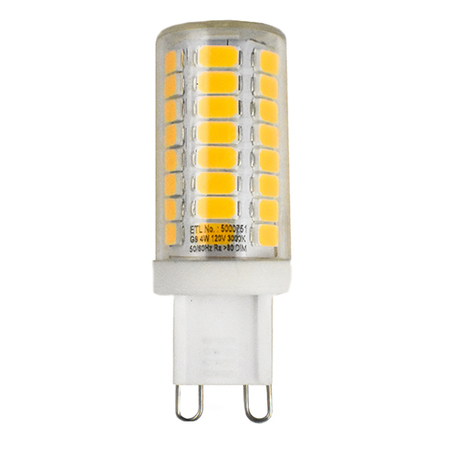 Maxim 4 Watt LED G9 Base 120 Volt 3000 Kelvin Clear Bulb BL4G9CL120V30